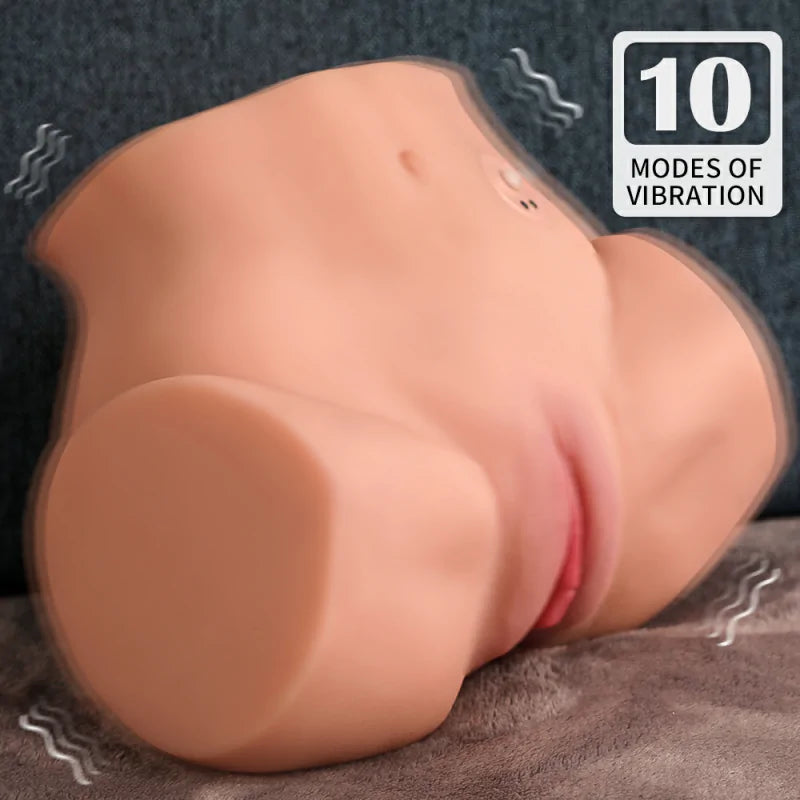 Charlotte: Petit masturbateur fessier vibrant avec 10 modes 2 kg
