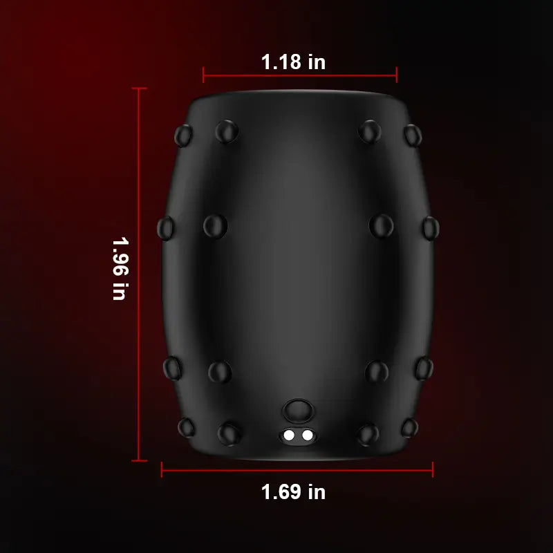 PR2: Cockring Vibrant 2-en-1 avec Sleeve Texturé et 10 Modes