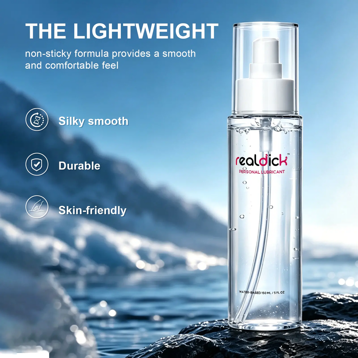 Slikô: Gel Lubrifiant Ultra-Fluid à Base d'Eau (150ml)