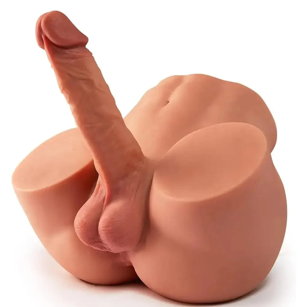Gohya – Fessier masculin 4,4 kg avec dildo épais 17 × 4,8 cm