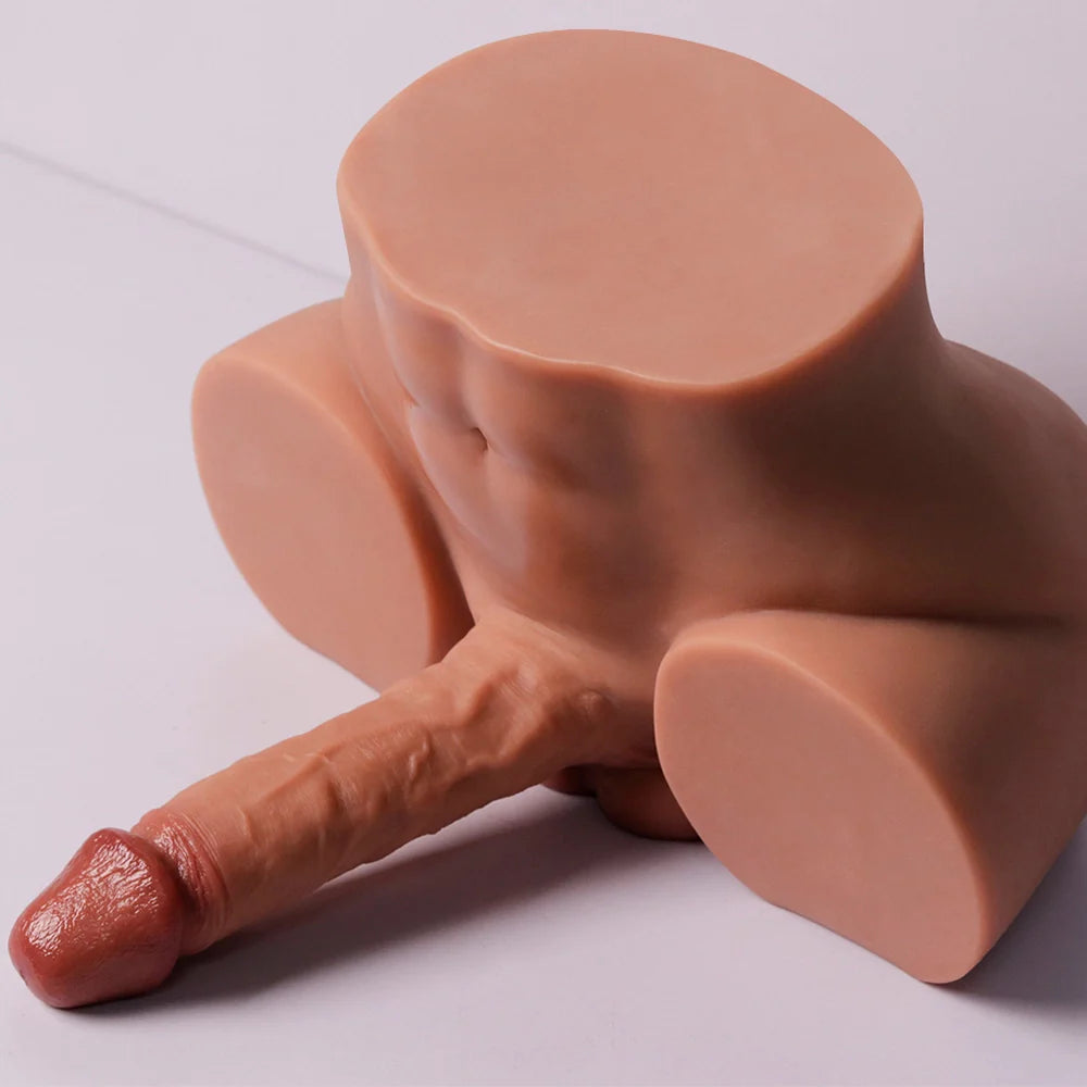 Gohya – Fessier masculin 4,4 kg avec dildo épais 17 × 4,8 cm