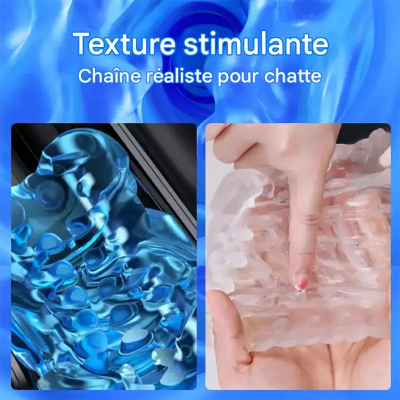 Leten Cannon King: Masturbateur Va et Vient Haute Vitesse avec 700 Coups/min, Double Gaine et Support Smartphone