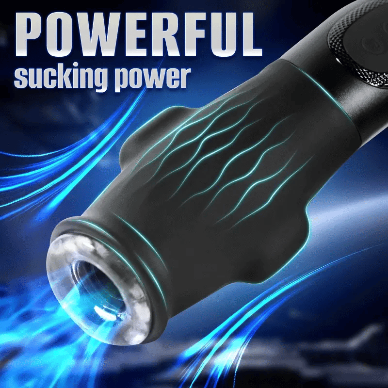 XS3: Masturbateur Suceur Compact avec 5 Succions, 9 Vibrations et Gaine Ajustée