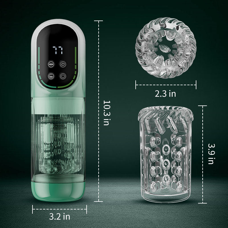 XR4: Masturbateur Automatique Étanche avec Succion, Rotation, Va-et-Vient et Vibration