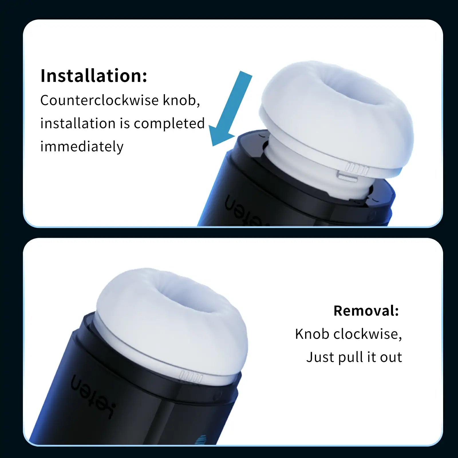 Leten Black Hole Pro: Masturbateur Automatique avec 320 Coups/min, Double Chauffage et Contrôle Progressif