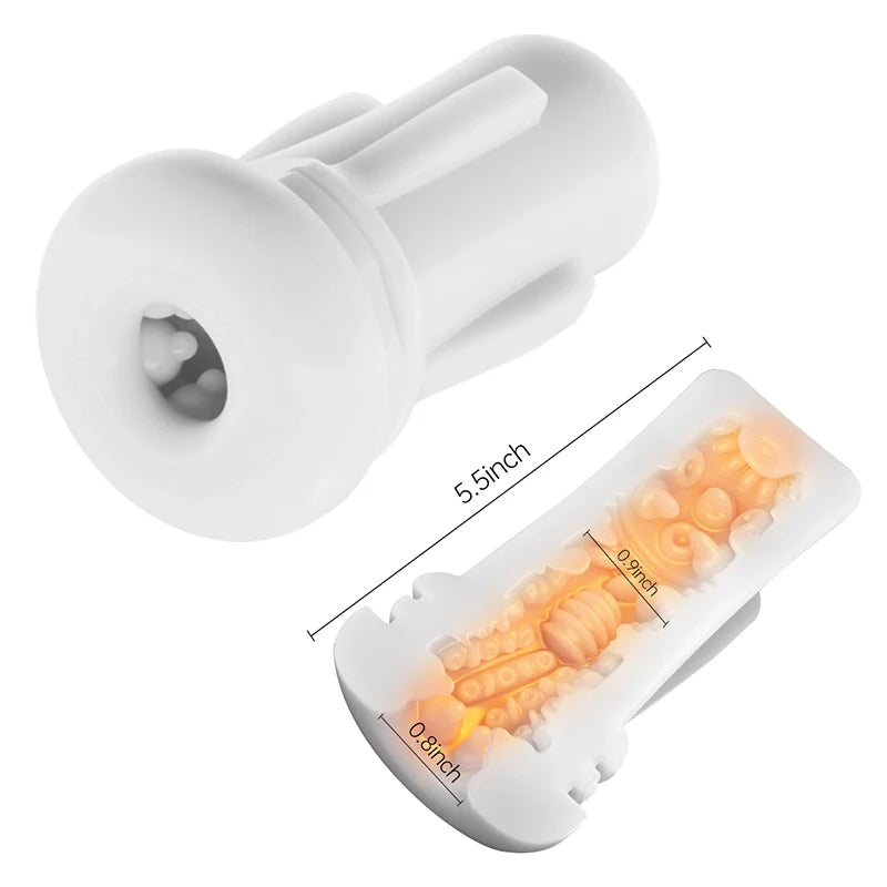 XT32: Masturbateur Main Libre Portable avec Auto-Lubrification, Succion et Télécommande