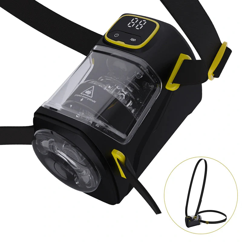 XT2: Masturbateur Main Libre Portable avec Sangles Réglables, 9 Modes et Vibration