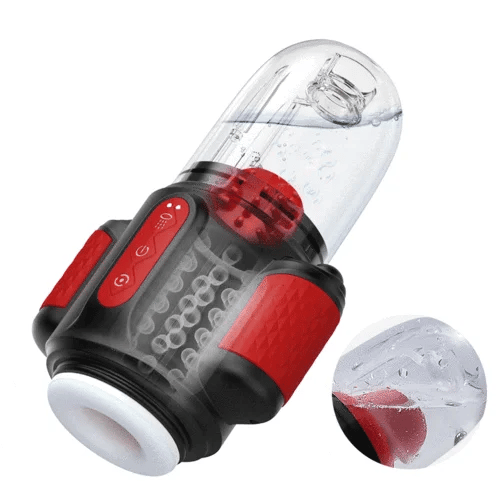 XR16: Masturbateur Rotatif Hydro avec Jet d’Eau, Vibration et Structure 2-en-1