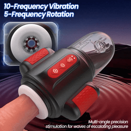 XR16: Masturbateur Rotatif Hydro avec Jet d’Eau, Vibration et Structure 2-en-1