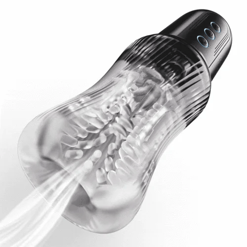 XS14 Pro: Masturbateur Suceur à Poignée avec Double Moteur, 5 Succions et 10 Vibrations