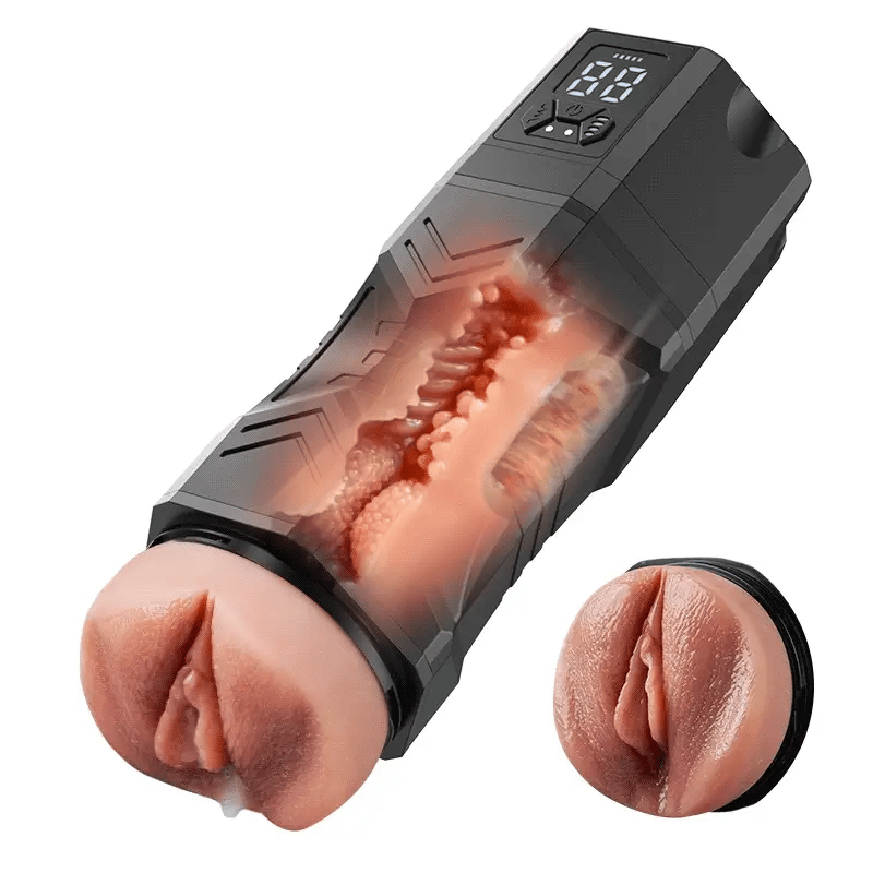 XV10: Masturbateur Vibrant Réaliste avec 5 Modes de Succion, 9 Vibrations et Étanchéité IPX7