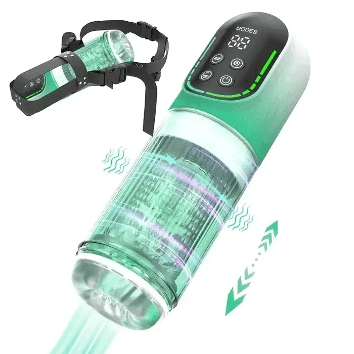 XR4: Masturbateur Automatique Étanche avec Succion, Rotation, Va-et-Vient et Vibration