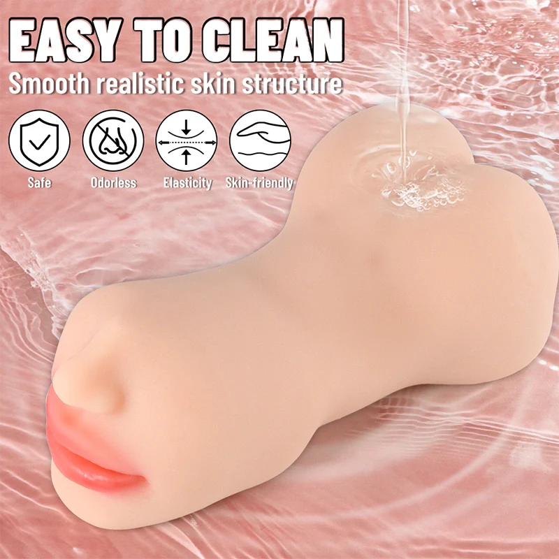 Eliza: Vaginette 3 en 1 double face réaliste 730 g