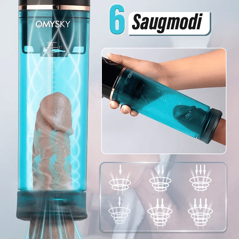 XP6: Pompe à pénis électrique hydrothérapie vortex à eau avec 6 modes d’aspiration