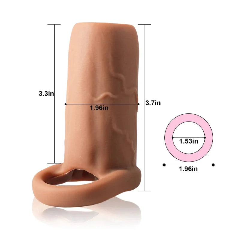 Gaine pénienne pour augmenter la circonférence, 9,39 cm
