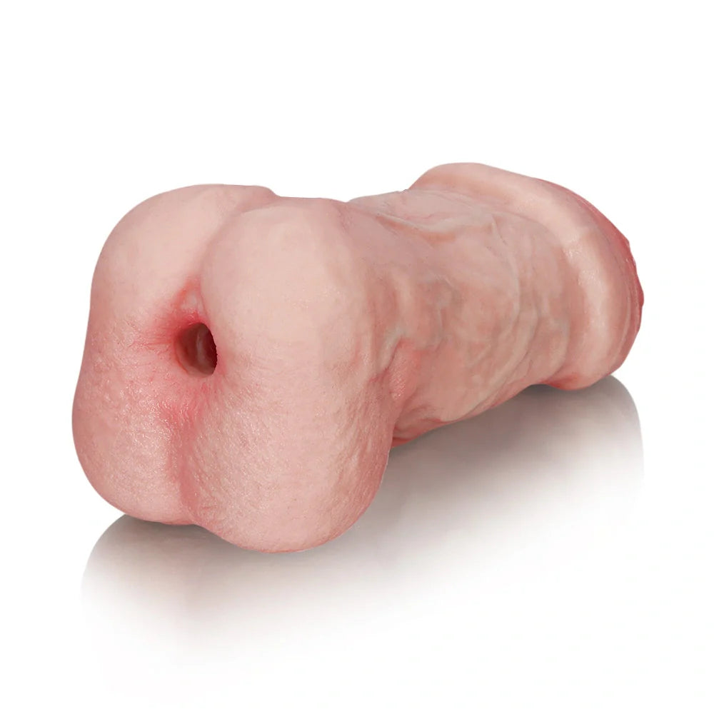 Kimi: Dildo-vaginette en silicone avec tunnel anal 18,5 cm