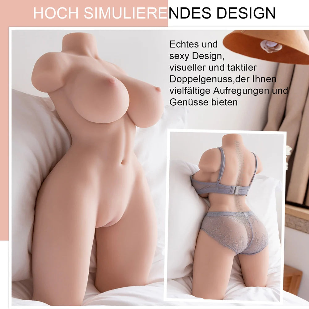 Rosalie: Poupée sexuelle réaliste 8,14 kg avec gros seins
