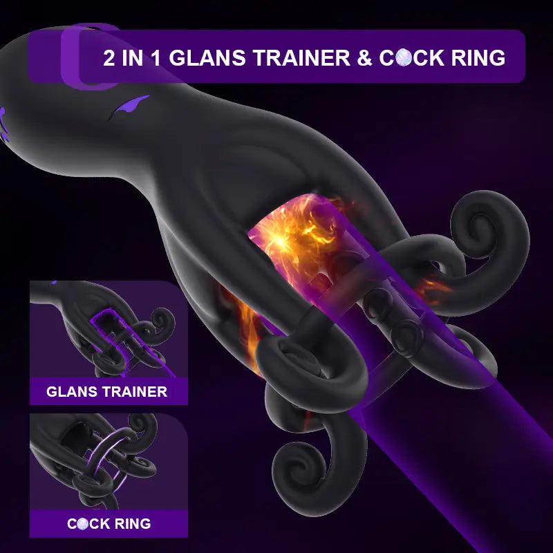 XG11: Stimulateur de Gland Octopus avec 10 Modes de Vibration