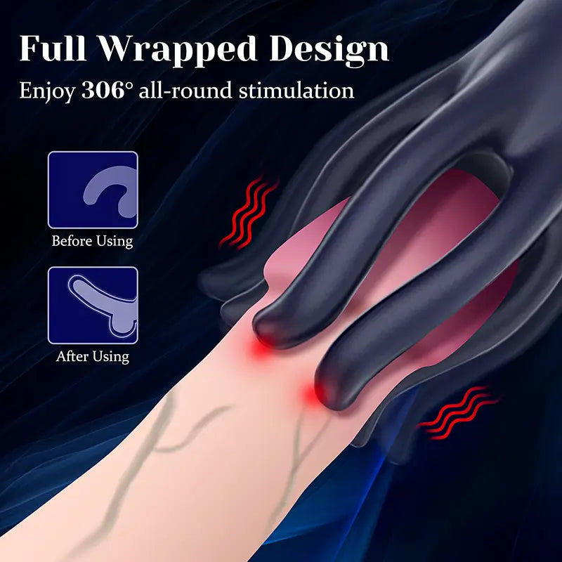 XG17: Stimulateur de Gland Monster Tentacules avec 10 Modes de Vibration