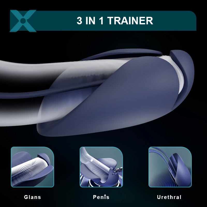 XG6: Stimulateur de Gland avec Sonde Urétrale Vibrante, Double Moteur et 10 Modes