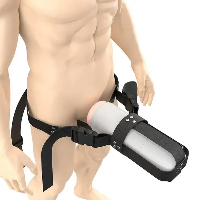 XA6: Harnais réglable pour masturbateur masculin