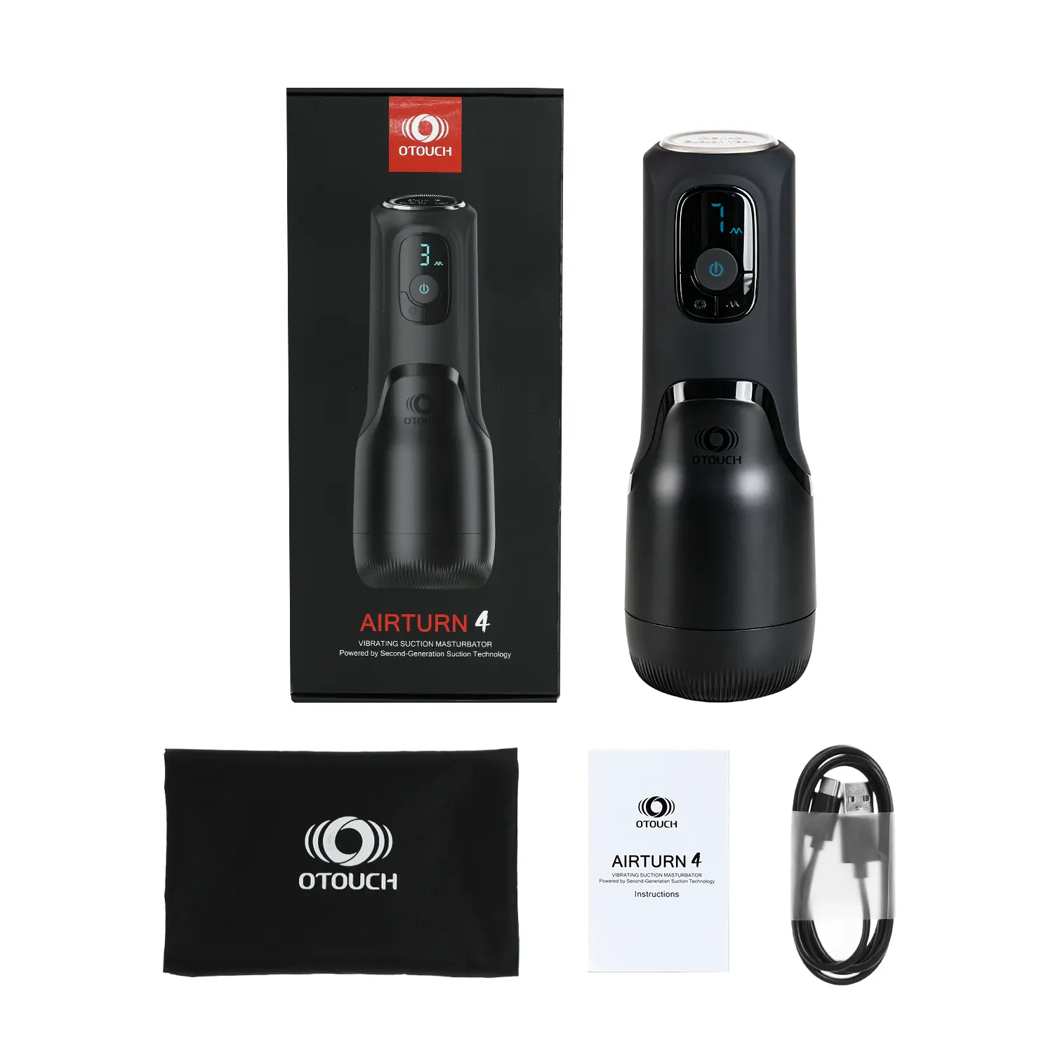 XS7: Masturbateur automatique avec contraction Gen 2, succion et vibrations