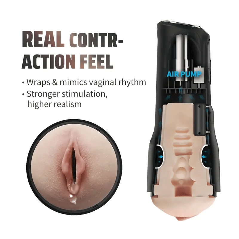 XS7: Masturbateur automatique avec contraction Gen 2, succion et vibrations