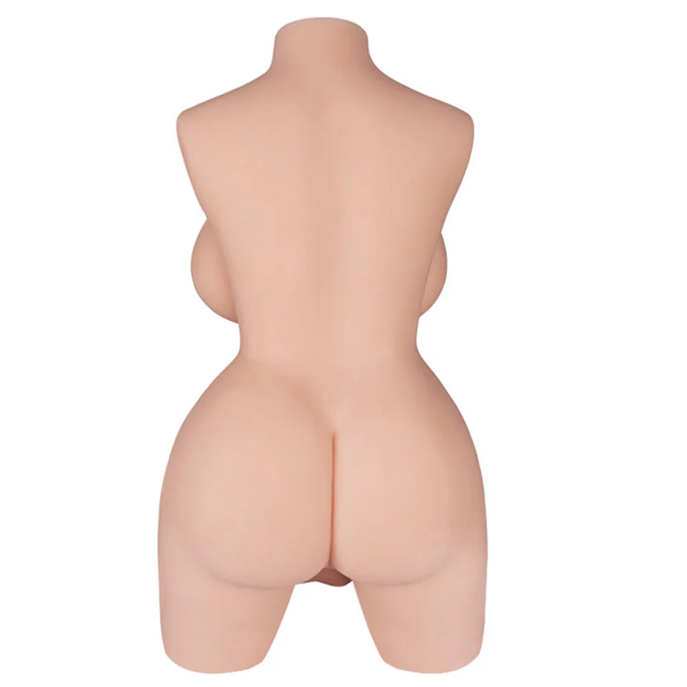 Claudia – Torse trans européen 9,5 kg avec dildo flexible 18 × 4 cm