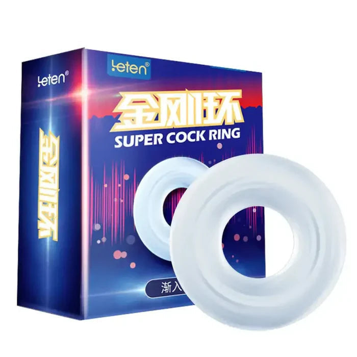 PR14: Cockring Leten en Silicone Premium, Simple, Discret et 100 % Étanche