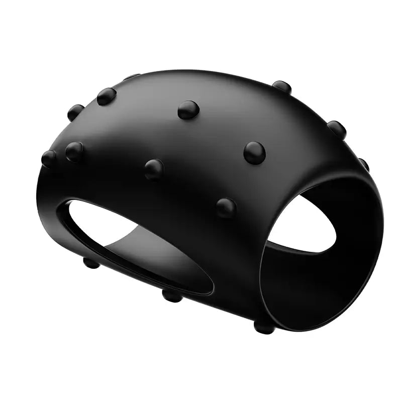 PR2: Cockring Vibrant 2-en-1 avec Sleeve Texturé et 10 Modes