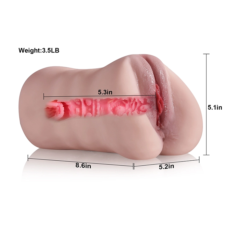 Ellie : vaginette électrique réaliste 1,54 kg avec va-et-vient et vibrations
