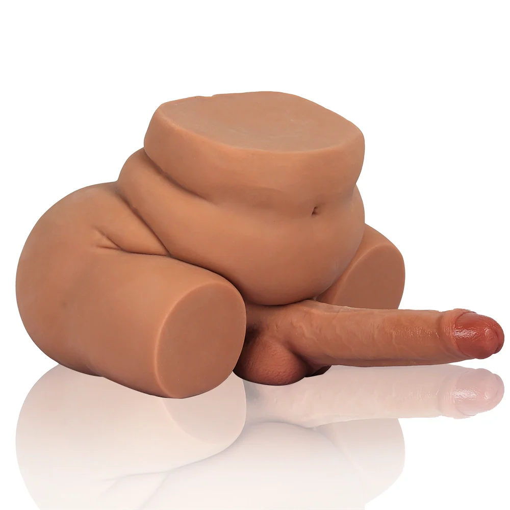 Chris – Fessier trans 6 kg avec dildo à prépuce 20 × 4,5 cm et vagin