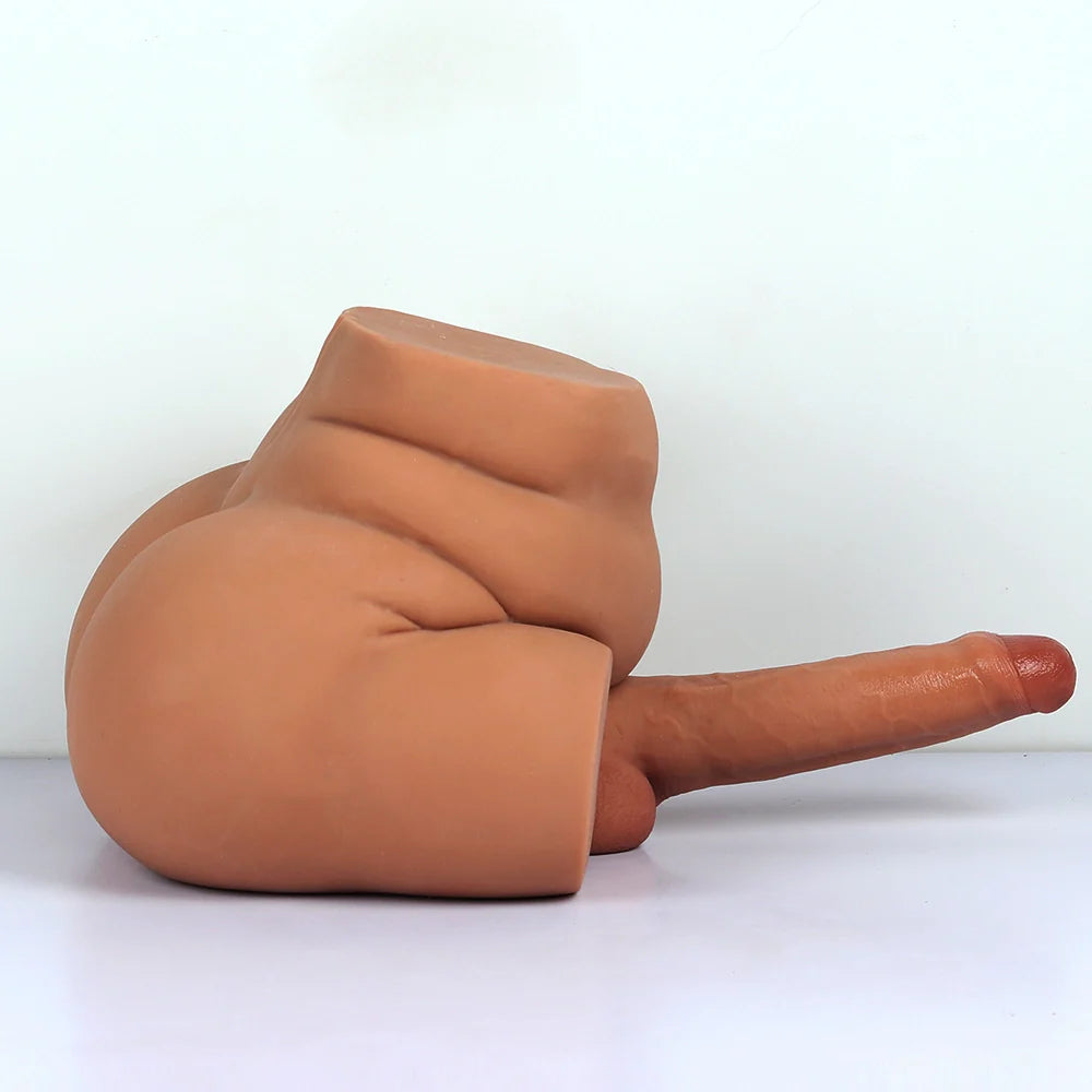 Chris – Fessier trans 6 kg avec dildo à prépuce 20 × 4,5 cm et vagin