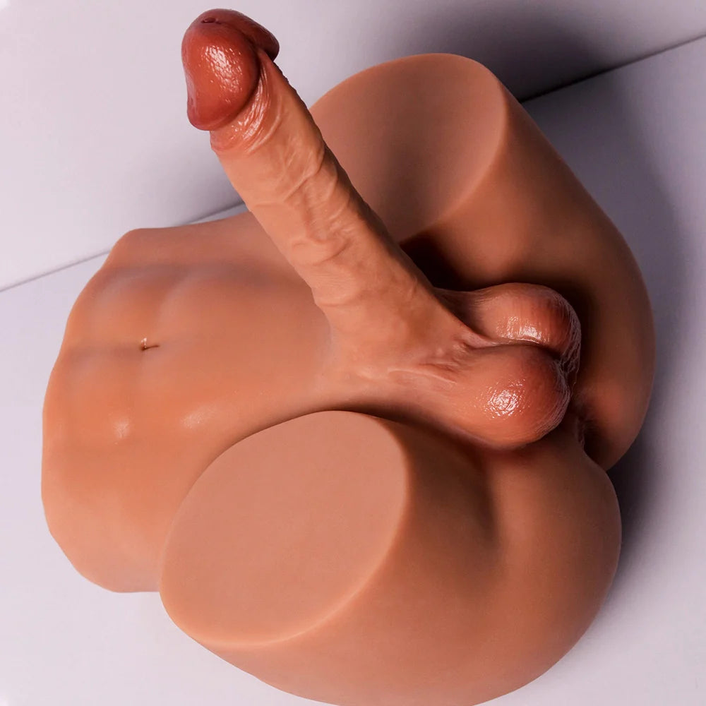 Gohya – Fessier masculin 4,4 kg avec dildo épais 17 × 4,8 cm