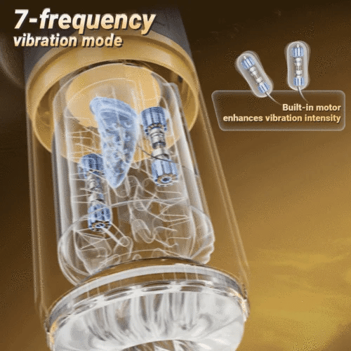 XR15: Masturbateur Automatique 5-en-1 avec Va-et-Vient, Rotation, Langue et Double Vibration
