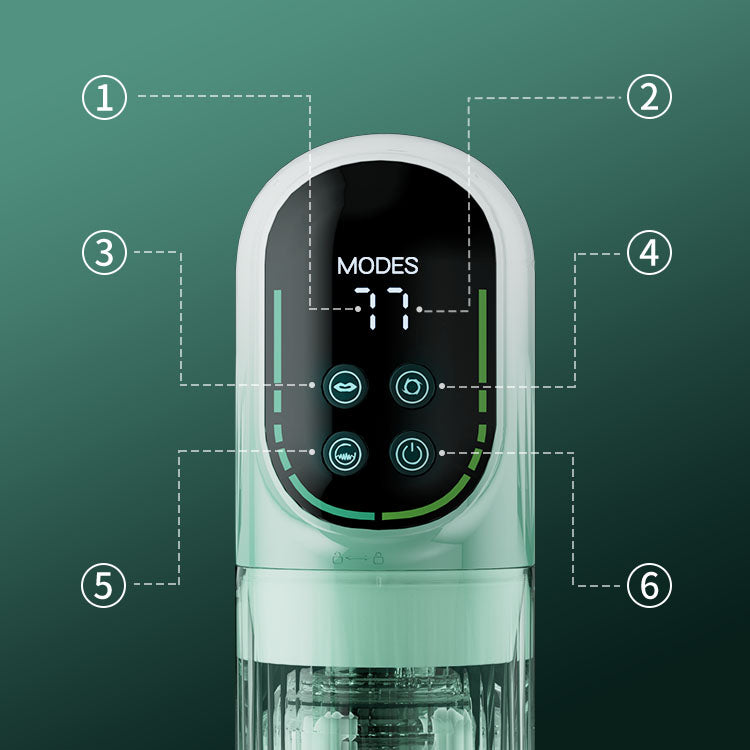 XR4: Masturbateur Automatique Étanche avec Succion, Rotation, Va-et-Vient et Vibration