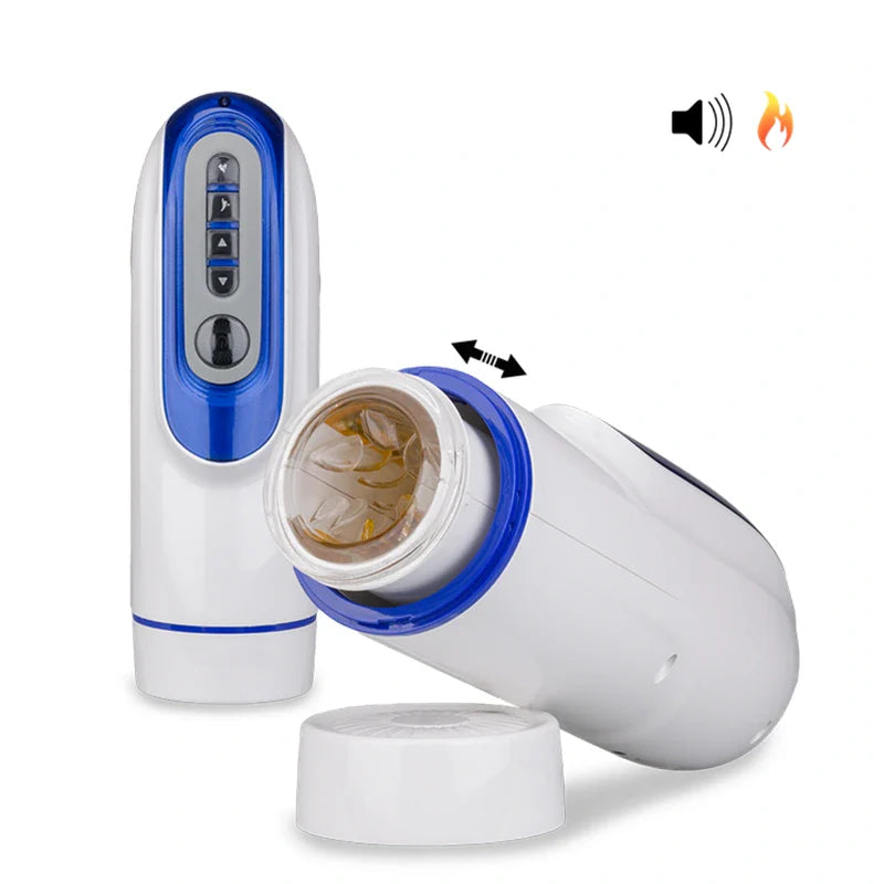 XR8: Masturbateur Automatique avec Va-et-Vient, Rotation, Chauffage et Audio Réaliste