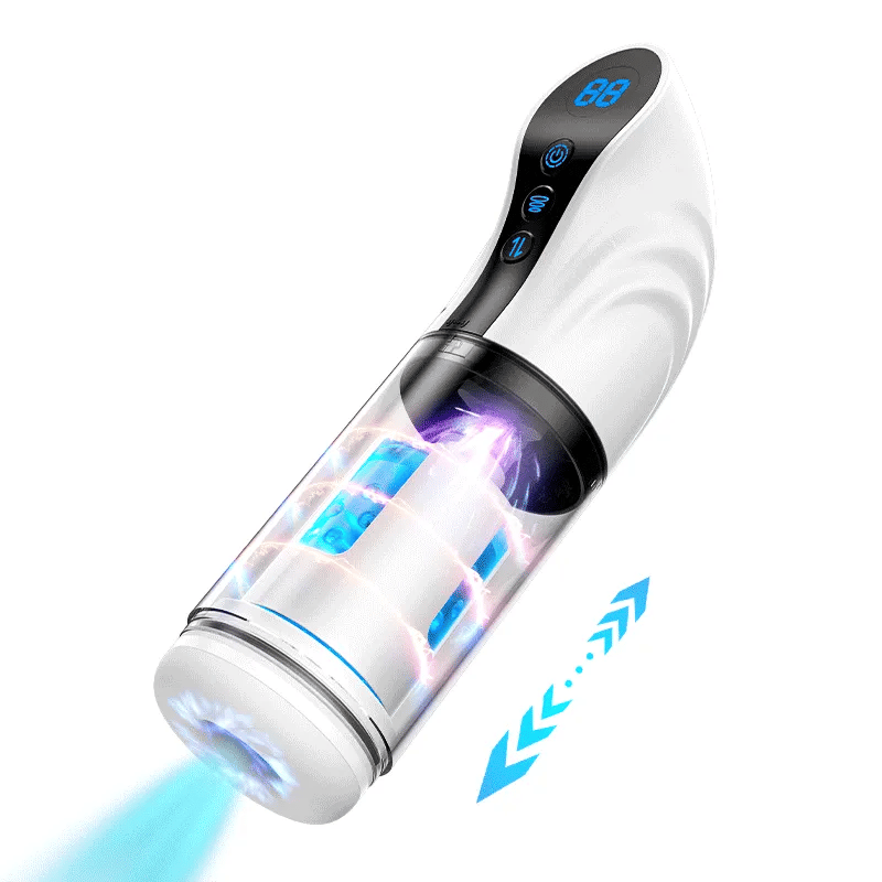 XS17: Masturbateur Automatique avec Succion, Rotation, Va-et-Vient et Écran LCD