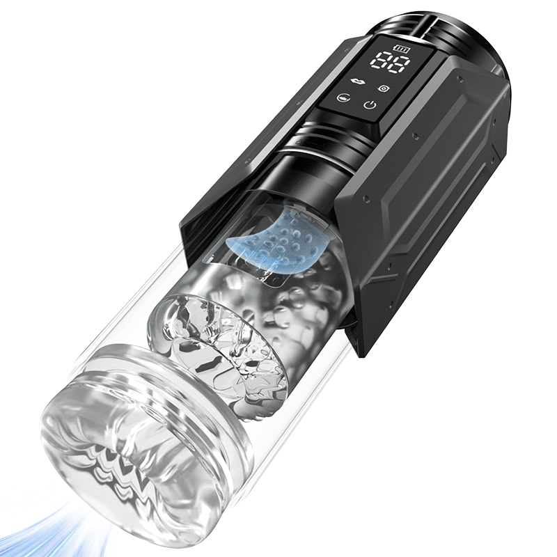 XT20: Masturbateur Automatique IPX7 avec Succion, Rotation, Va-et-Vient, Vibration et Écran LCD