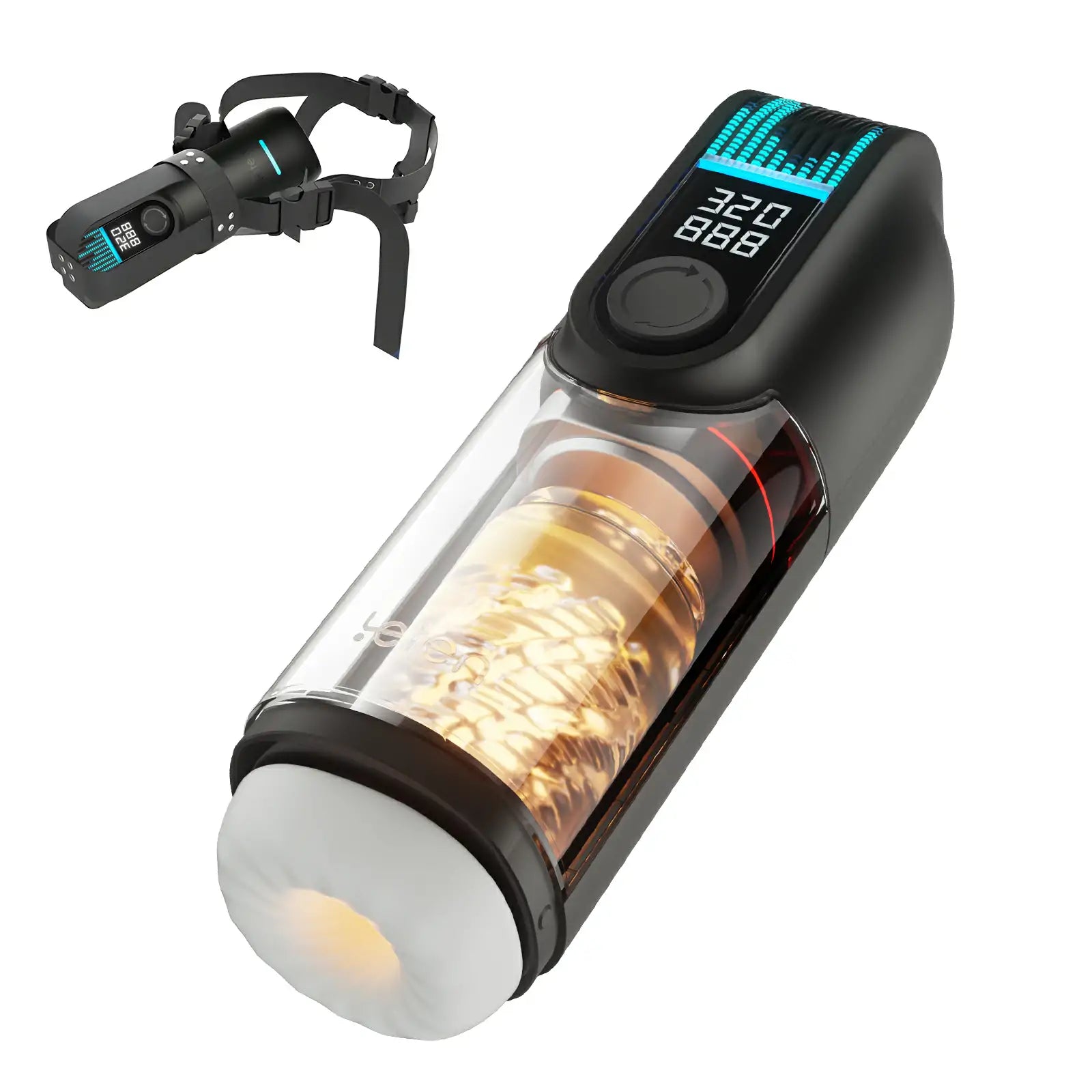 Leten Black Hole Pro: Masturbateur Automatique avec 320 Coups/min, Double Chauffage et Contrôle Progressif