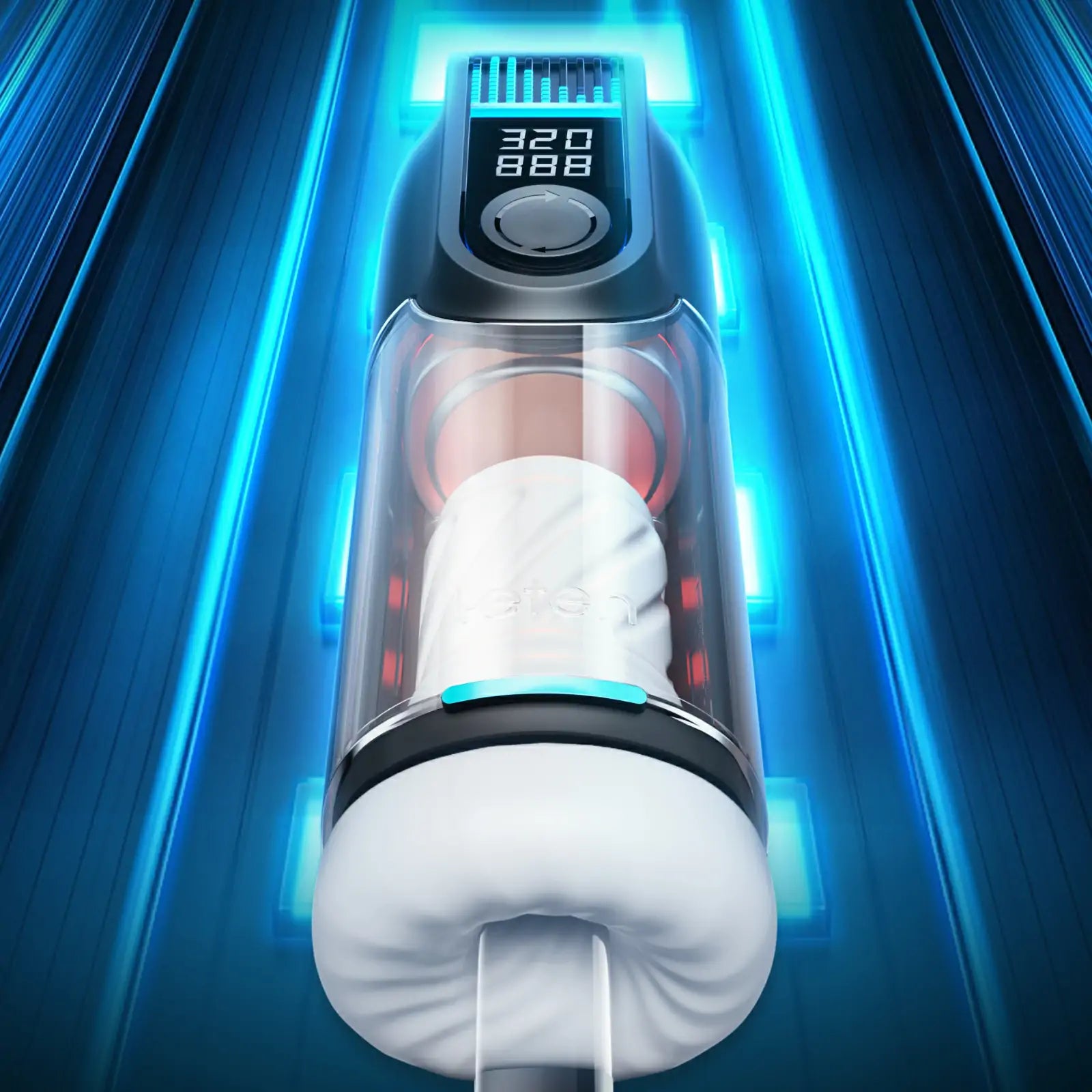Leten Black Hole Pro: Masturbateur Automatique avec 320 Coups/min, Double Chauffage et Contrôle Progressif