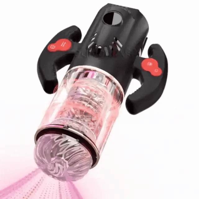 XR1: Masturbateur Automatique à Double Poignée avec Succion, Rotation et Va-et-Vient