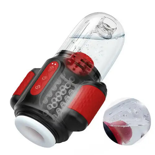 XR16: Masturbateur Rotatif Hydro avec Jet d’Eau, Vibration et Structure 2-en-1