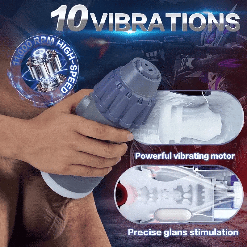 Leten TurboJet: Masturbateur Suceur Compact avec 10 Modes, Vibration et Écran LCD