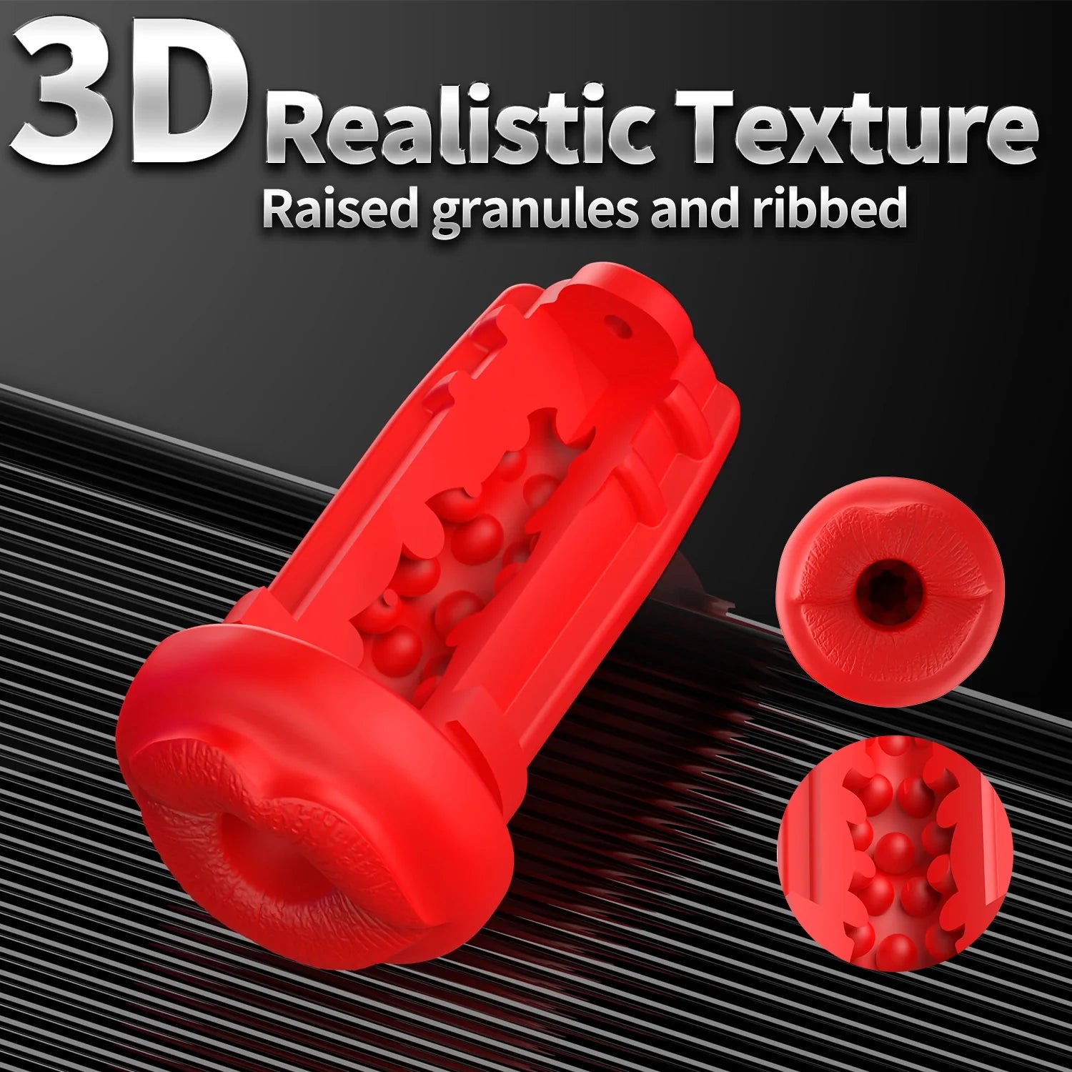 XS1: Masturbateur Suceur avec Vibration, Chauffage, Audio et Support Smartphone