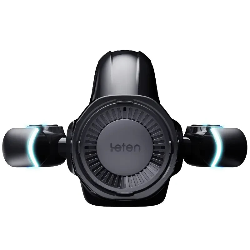 Leten Powerful Blasting: Masturbateur Va et Vient avec Succion, Chauffage et Double Poignée