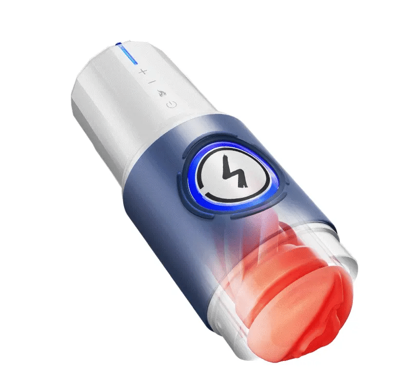 Leten ThermoPod: Masturbateur Va et Vient Chauffant avec 550 Coups/min, 10 Bandes Infrarouges et Moteur