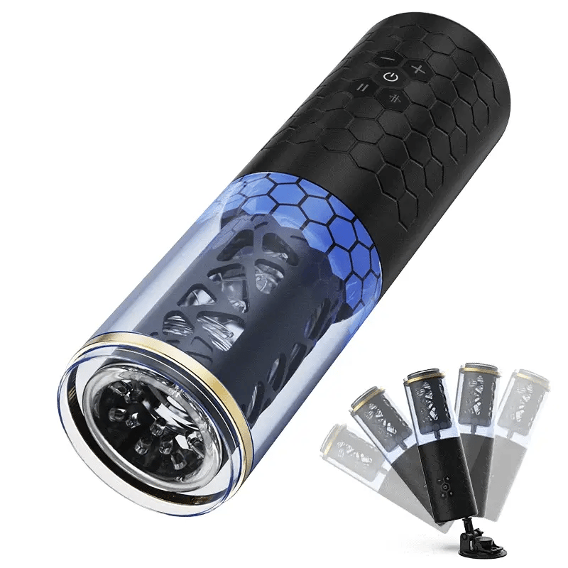 XR11: Masturbateur Ventouse avec Base Réglable, 10 Modes de Va-et-Vient et Rotation
