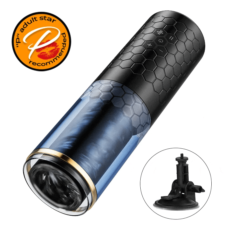 XR11: Masturbateur Ventouse avec Base Réglable, 10 Modes de Va-et-Vient et Rotation