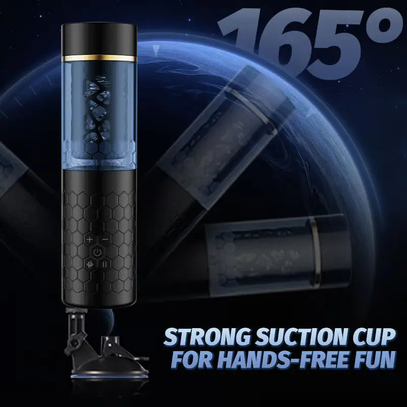 XR11: Masturbateur Ventouse avec Base Réglable, 10 Modes de Va-et-Vient et Rotation